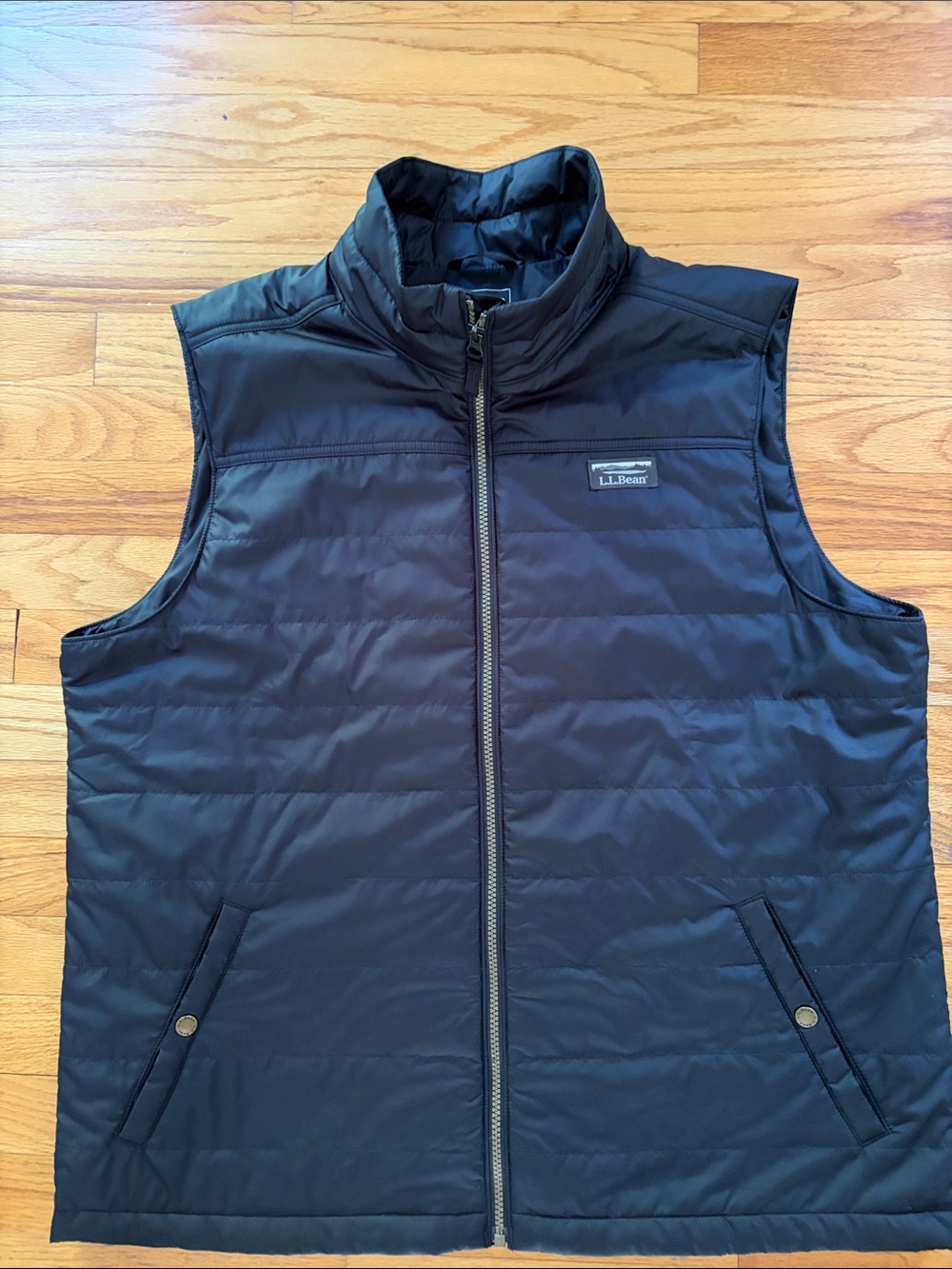 L.L. Bean Men's Black Quilted Puffer Vest XL